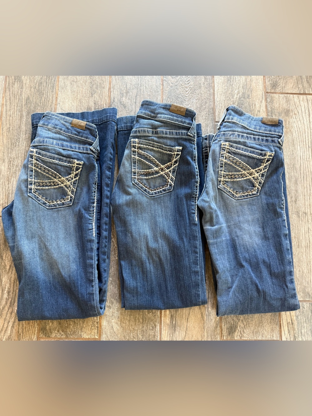 Ariat Women's Trouser Jeans in Medium Blue Wash 27R